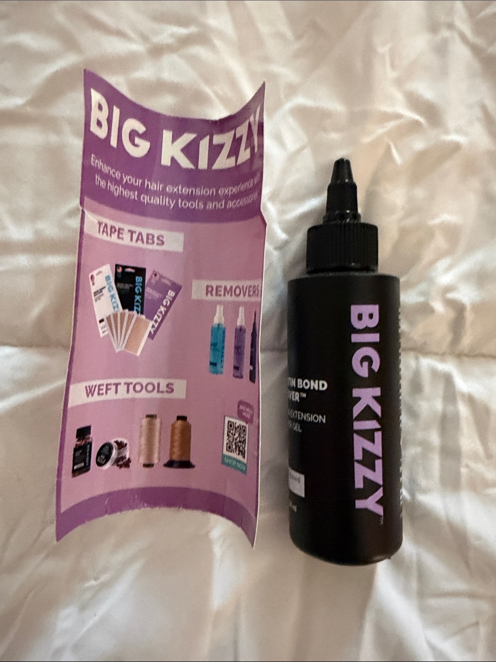 Big Kizzy Purple Hair Extension Bonding Glue